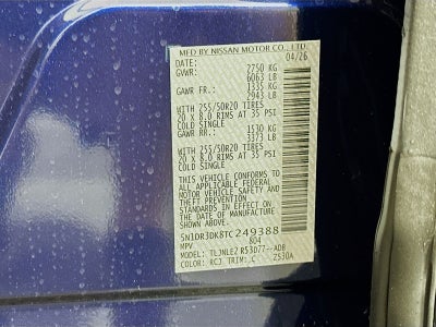 2026 Nissan Pathfinder Platinum