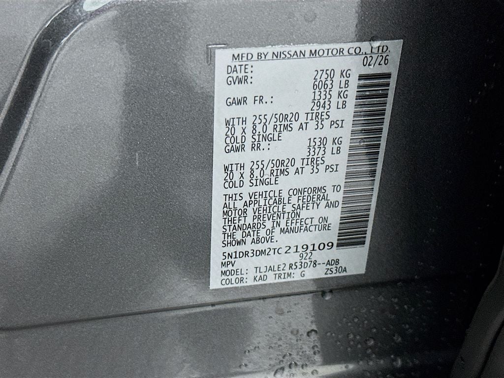 2026 Nissan Pathfinder Platinum