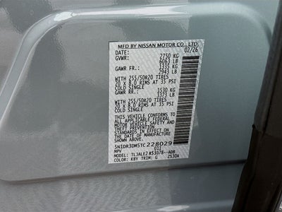 2026 Nissan Pathfinder Platinum