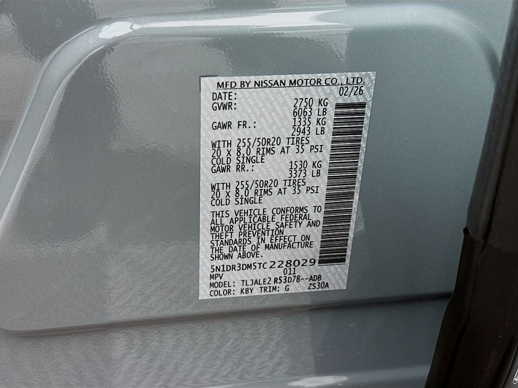 2026 Nissan Pathfinder Platinum