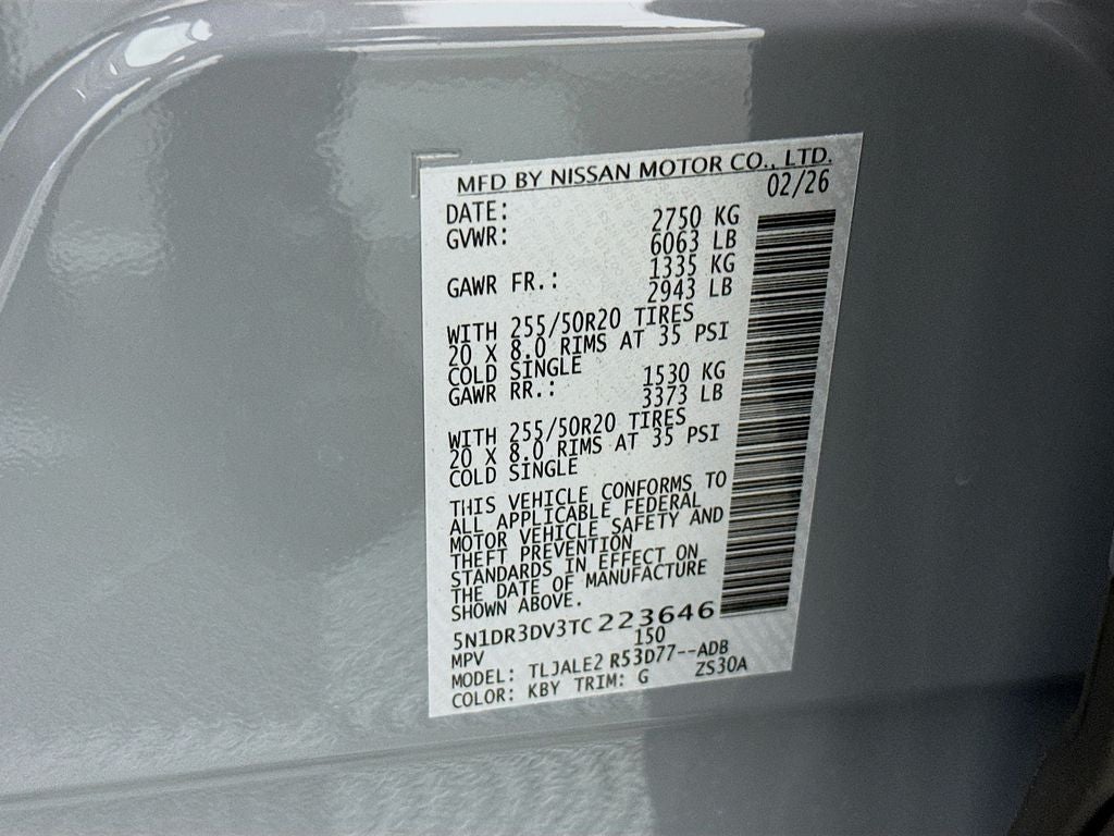 2026 Nissan Pathfinder Platinum