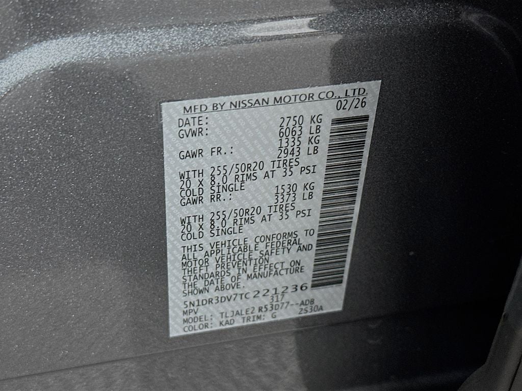 2026 Nissan Pathfinder Platinum