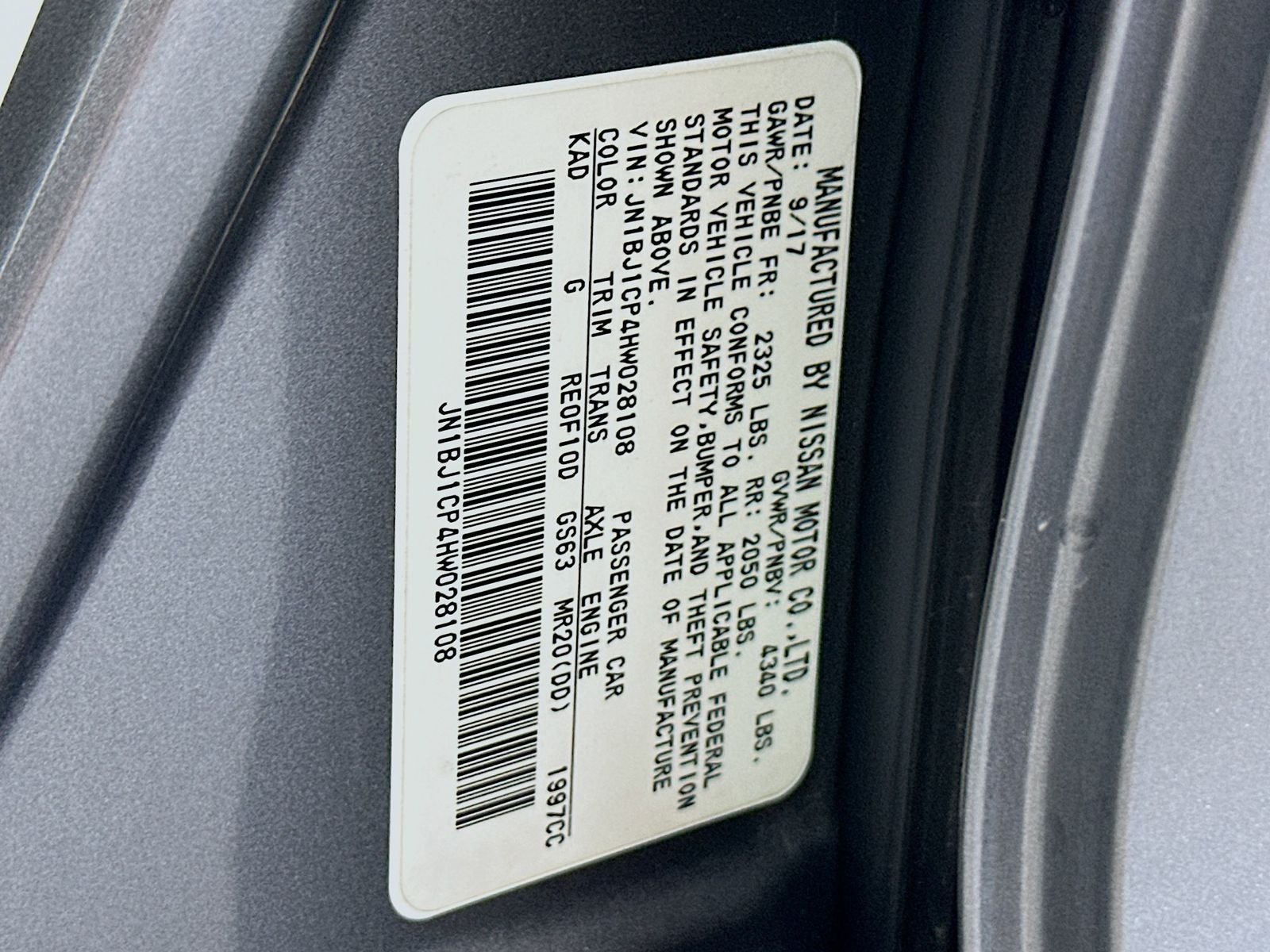 2017 Nissan Rogue Sport SL