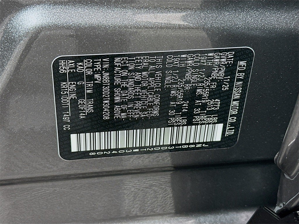 2026 Nissan Rogue Platinum