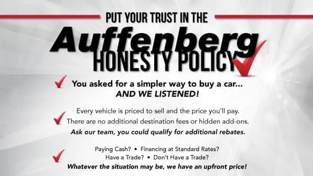 Auffenberg Honesty Policy | Auffenberg Dealer Group in Shiloh IL